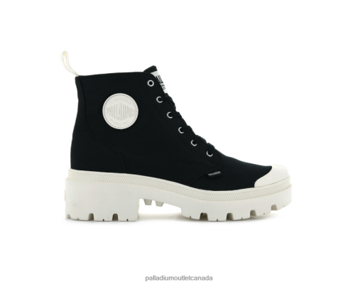 Palladium Boot - Palladium PALLABASE TWILL BLACK Women 8P44VR259 Boots
