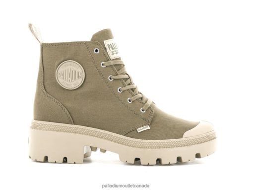 Palladium Boot - Palladium PALLABASE TWILL BUTTERNUT Women 8P44VR263 Boots
