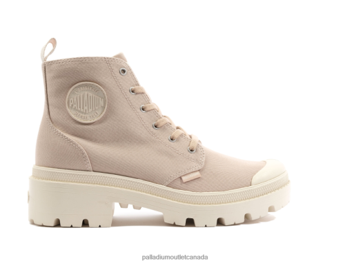 Palladium Boot - Palladium PALLABASE TWILL NUDE DUST Women 8P44VR219 Boots