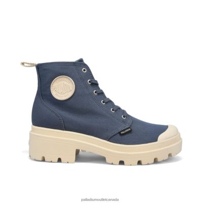 Palladium Boot - Palladium PALLABASE TWILL VINTAGE INDIGO Women 8P44VR279 Boots