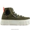 Palladium Boot - Palladium PALLATOWER HI OLIVE NIGHT Women 8P44VR283 Shoes