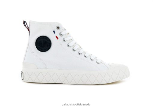 Palladium Boot - Palladium PALLA ACE CANVAS MID STAR WHITE Unisex 8P44VR151 Shoes