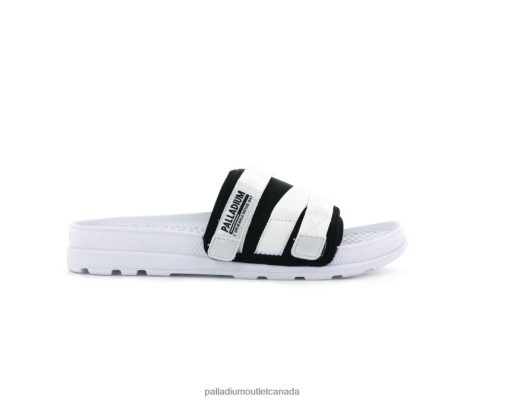 Palladium Boot - Palladium SOLEA SLIDE WHITE/BLACK Unisex 8P44VR211 Slides