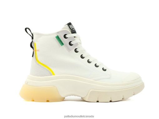 Palladium Canada - Palladium PALLAWAVE MID METRO STAR WHITE Women 8P44VR285 Shoes