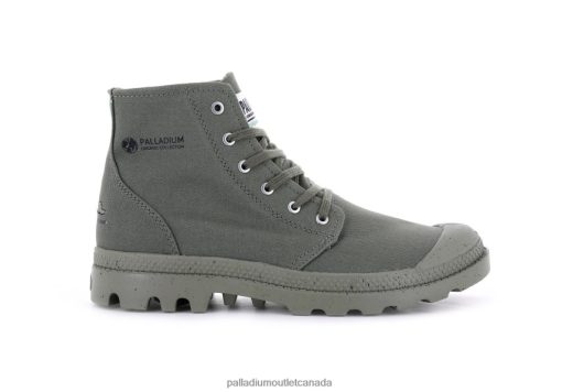 Palladium Canada - Palladium PAMPA HI ORGANIC II DUSTY GREEN Unisex 8P44VR89 Boots