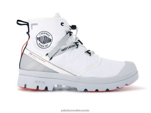 Palladium Canada - Palladium PAMPA TRAVEL LITEPLUS WATERPROOF STAR WHITE Unisex 8P44VR73 Boots