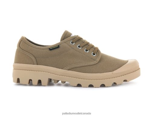 Palladium Canada - Palladium WOPALLABROUSSE OXFORD OLIVE Women 8P44VR321 Shoes