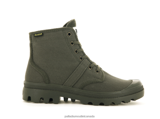 Palladium Outlet - Palladium PALLABROUSSE OLIVE NIGHT Men 8P44VR38 Boots