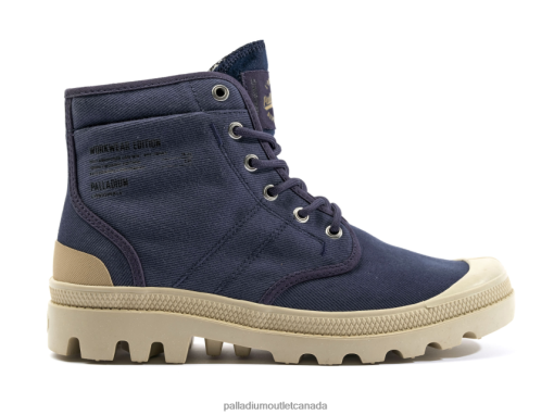 Palladium Outlet - Palladium PALLABROUSSE WORKWEAR MOOD INDIGO Unisex 8P44VR10 Boots