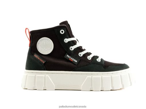 Palladium Outlet - Palladium PALLATOWER HI BLACK Women 8P44VR286 Shoes
