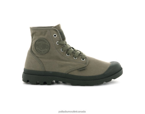 Palladium Outlet - Palladium PAMPA HI DUSKY GREEN Men 8P44VR102 Boots