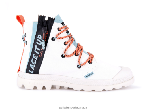 Palladium Outlet - Palladium PAMPA LITE LACE IT STAR WHITE Unisex 8P44VR42 Boots