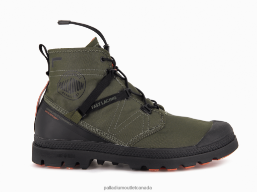Palladium Outlet - Palladium PAMPA TRAVEL LITEPLUS WATERPROOF OLIVE NIGHT Unisex 8P44VR74 Boots