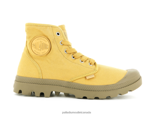 Palladium Outlet - Palladium WOPAMPA HI HONEY GOLD Women 8P44VR226 Boots