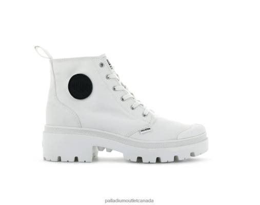 Palladium Shoes - Palladium PALLABASE TWILL STAR WHITE Women 8P44VR260 Boots